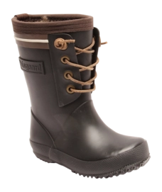 Regenlaars Bisgaard Kids Lace Thermo Black