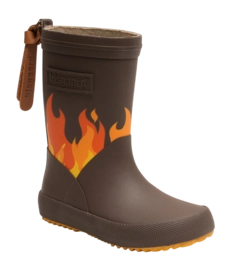 Gummistiefel Bisgaard Fashion II Kinder Brown Flames