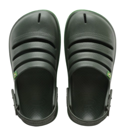 Sandaal Havaianas Kids Clog Brasil Olive Green