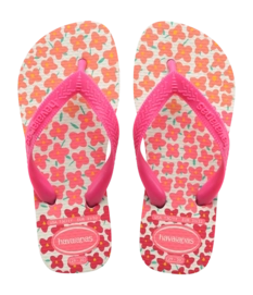 Flip Flops Havaianas Flores Kinder White/Pink Flux