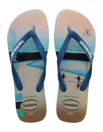 Flip Flops Havaianas Hype Herren Sand / Blue Comfy