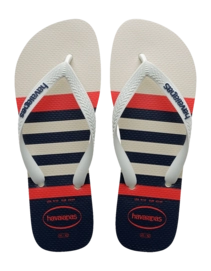Slipper Havaianas Men Top Nautical White/White/Navy Blue