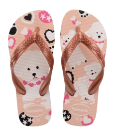 Slipper Havaianas Kids Top Pets Ballet Rose/Golden Blush