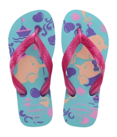 Slipper Havaianas Kids Top Pets Blue/Rose Gum