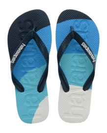 Slipper Havaianas Unisex Top Logomania Colors II Atlantic Blue