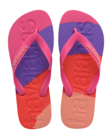 Slipper Havaianas Unisex Top Logomania Colors II Pink Flux