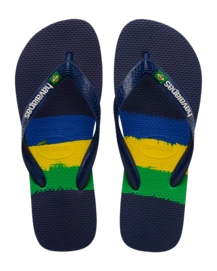 Flip Flops Havaianas Brasil Tech II Unisex White/Navy Blue