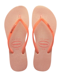 Slipper Havaianas Kids Slim Glitter Iridescent Peach Rose