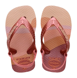 Tongs Havaianas Bébé Mini Moi Ballet Rose/Acajou