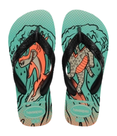 Slipper Havaianas Kids Top Fun Virtual Green/Black