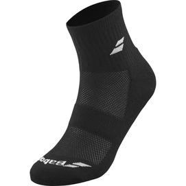 Tennissok Babolat Unisex Quarter 3 Pairs Pack Black Black
