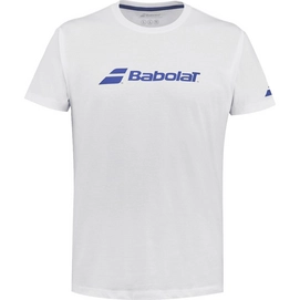Tennisshirt Babolat Men Exercise Babolat Tee White White 2024