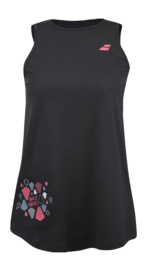 Débardeur Babolat Femme Padel Cotton Tank Black Black