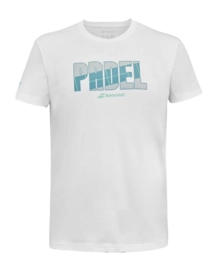 T-Shirt Babolat Padel Cotton Tee Herren White White