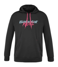 Pull à Capuche Babolat Homme Padel Hood Sweat Black Black