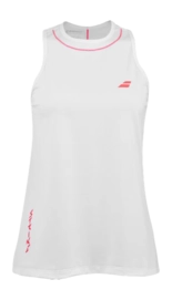 Débardeur Babolat Femme Strike Tank Top White Strike Red
