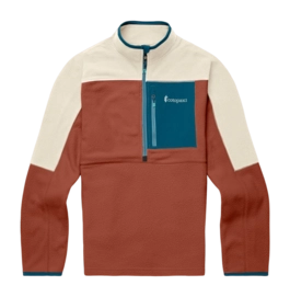 Vest Cotopaxi Men Abrazo Halfzip Fleece Jacket Oatmeal/Acorn