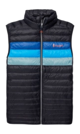 Zip Sweatshirt Cotopaxi Men Fuego Down Zip Sweatshirt Black/Pacific Stripes