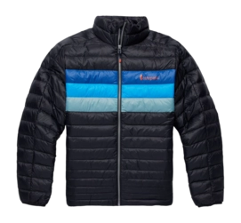 Jacket Cotopaxi Men Fuego Down Jacket Black/Pacific Stripes