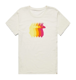 T-Shirt Cotopaxi Women Llama Sequence Organic Bone