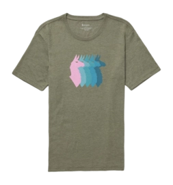 T-Shirt Cotopaxi Men Llama Sequence Organic Fatigue 24
