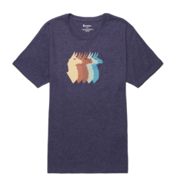 T-Shirt Cotopaxi Men Llama Sequence Organic Maritime 24