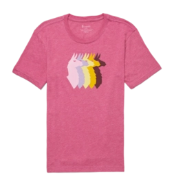 T-Shirt Cotopaxi Women Llama Sequence Organic Sangria