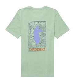 T-Shirt Cotopaxi Women Llama Map Organic Aspen
