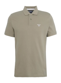 Polo Barbour Homme Lightweight Sports Dusty Green