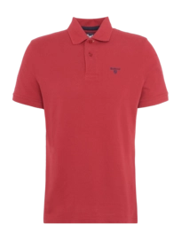 Polo Barbour Men Lightweight Sports Biking Red