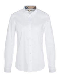 Blouse Barbour Women Derwent Shirt White/Primrose Hessian