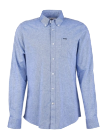 Blouse Barbour Men Nelson Tailored Shirt Blue