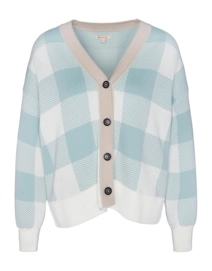 Sweatjacke Barbour Elodie Knitted Cardigan Damen Blue Haze