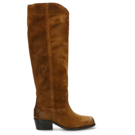 Shabbies Amsterdam Women Boot 4,5 CM Waxed Suede Brown