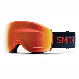 Masque de Ski Smith Skyline XL Red Rock / ChromaPop Everyday Red Mirror