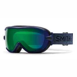 Masques de Ski Smith Virtue Sph Metallic Ink / ChromaPop Everyday Green Mirror