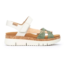 Sandalen Pikolinos Palma W4N-0968C3 Damen White Pink Mint Green