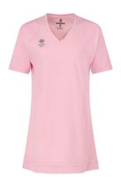 Tenniskleid Osaka V-Neck Tech Dress Damen Fondant Pink
