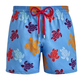 Zwembroek Vilebrequin Men Tortues Multicolores Flax Flower