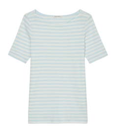 T-shirt Marc O'Polo Femme 404219651333 Multi Pastel Sky