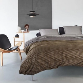 Dekbedovertrek Beddinghouse Dutch Design Shitake Bruin Satijn