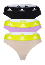 Ondergoed Adidas Women Thong Assorted 2 (3 Pack)