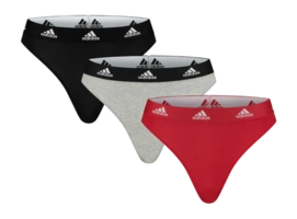 Ondergoed Adidas Women Thong Assorted 3 (3 Pack)