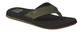 Slipper Reef Men The Layback Black Olive