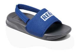 Sandals Reef Kids Little One Slide Gray Blue