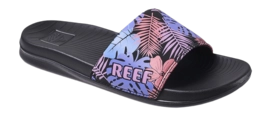 Slipper Reef Women One Slide Purple Fronds