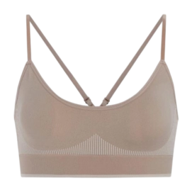 Bralette Adidas Femmes Sport Actif Contour Seamless White