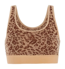 Sport BH Adidas Women Seamless Scoop Lounge Bra Animal Print