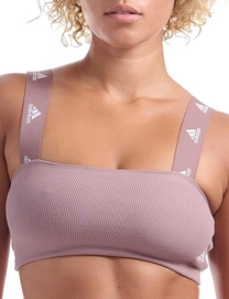 Sport BH Adidas Women Stretch Rib Bandeau Wonder Oxid