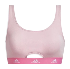 Sport BH Adidas Scoop Bralette Damen Clear Pink